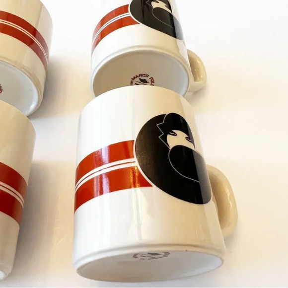 Marco‎ Polo Fine China Art Deco “G” Mugs Set of Four Flapper Roaring 20’s RARE - Picture 6 of 12
